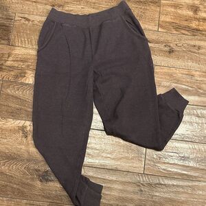 Aerie Chocolate Brown Ribbed Pants